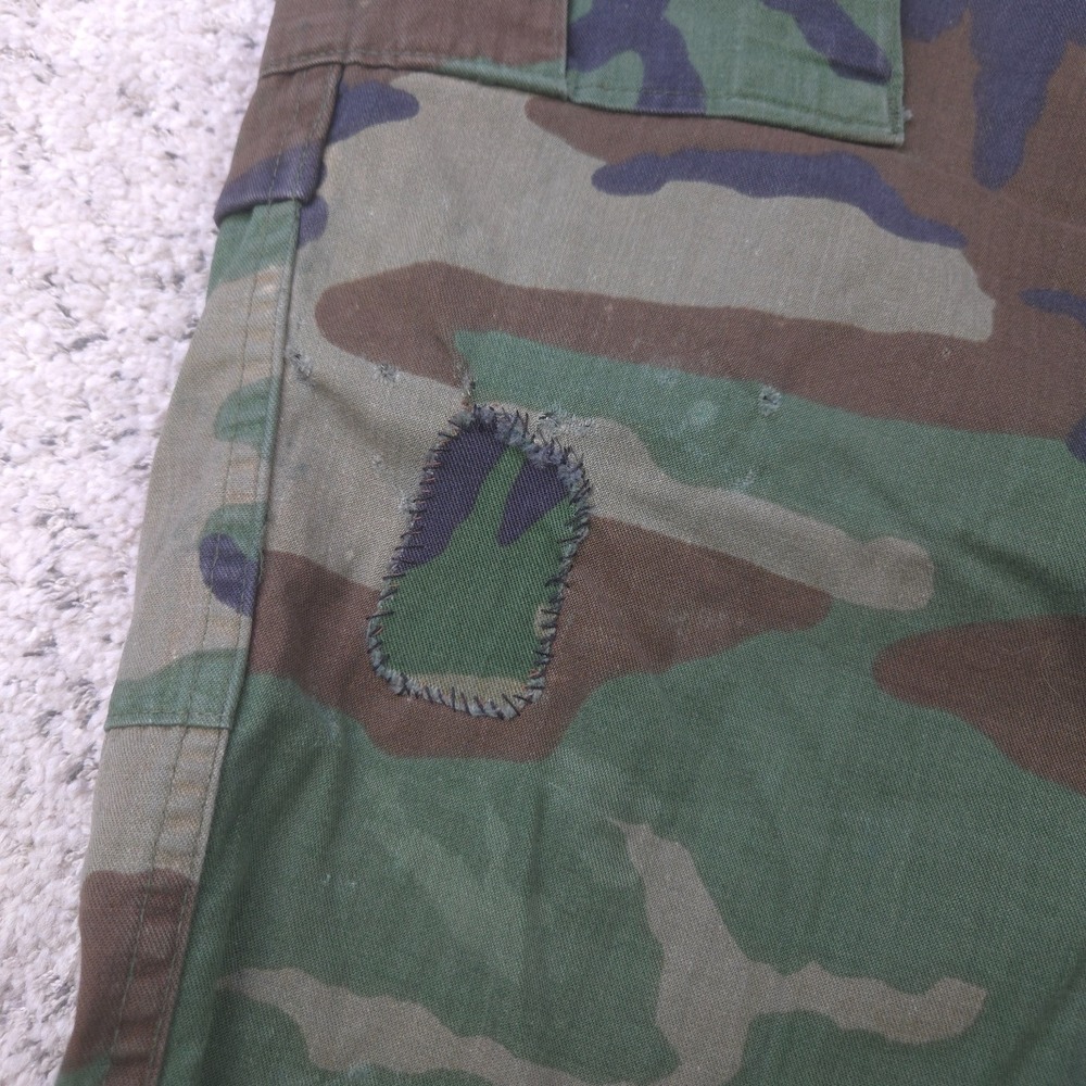 Vintage Military Pants Size 27x28 Army Camo Camouflage Tailored Distressed Cargo - Picture 9 of 14
